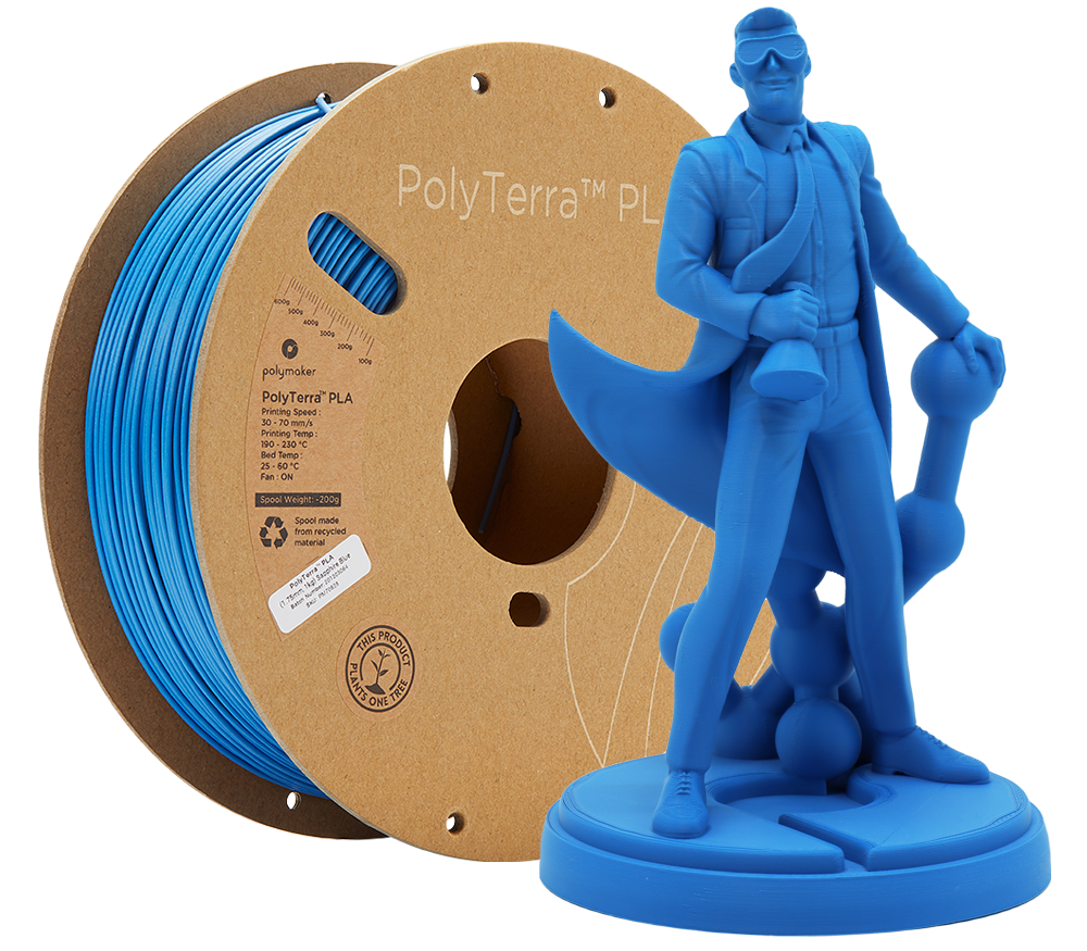 PolyMaker PolyTerra™ PLA+ 1.75mm – 3D Printing Tech