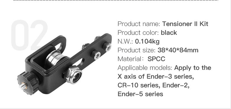 Timing Synchronous Belt Pulley Tensioner for Creality Ender 3/5 and CR - 10 Series - X Axis - 4004190005 - DREMC STORE