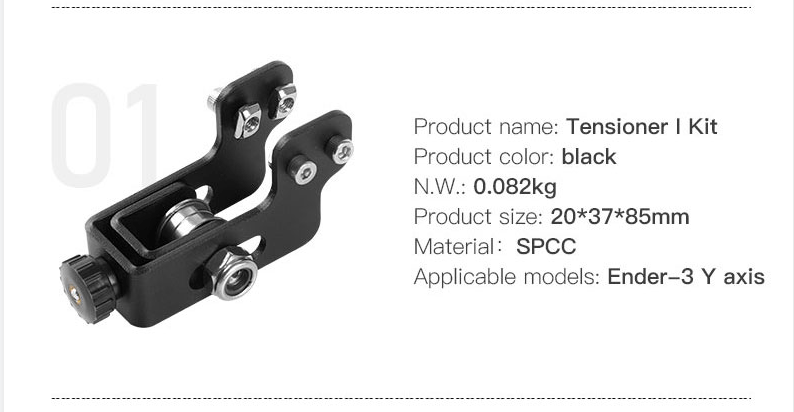 Timing Synchronous Belt Pulley Tensioner for Creality Ender 3/5 and CR - 10 Series - I Y Axis - 4004190006 - DREMC STORE