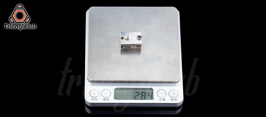 Trianglelab V6 Compatible Plated Copper Heat Block Cartridge Style - 64588457 - DREMC STORE